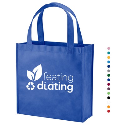 Non-Woven Spree Shopping Tote Bag- 13" x 13"