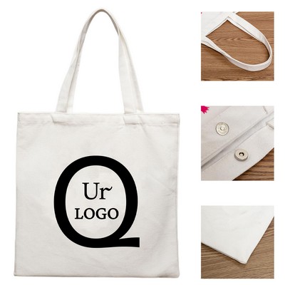13.4 X 15" Cotton Canvas Tote Bag