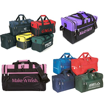 17" 600Denier Polyester Travel Mate Bag w/ Detachable Shoulder Strap ( 11 Colors )