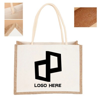Imitation Linen Portable Eco-Friendly Shopping Bag