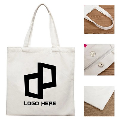 13.4 X 15" Cotton Canvas Tote Bag