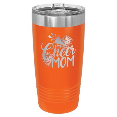 Polar Camel 20 oz. Orange Ringneck Tumbler with Slider Lid
