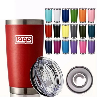 20Oz Stainless Steel Tumbler w/ Lid