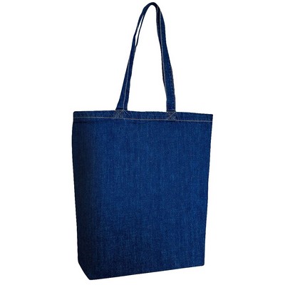 Liberty Bags Cotton Denim Gusseted Tote