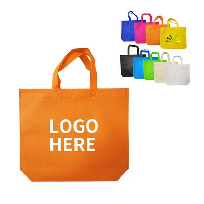 Extra-Large Non-Woven Tote Bag 17.75"x14" with 4" Base