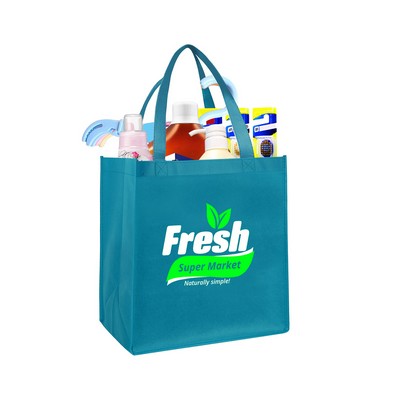 Non-woven Grocery Tote Bags(12'' x 13'' x 8'')