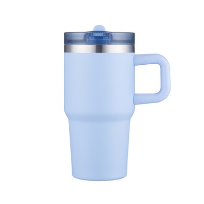 20 oz Flip-up Straw Travel Mug
