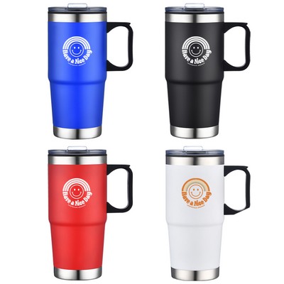 24 Oz. S/S Travel Mug w/Stainless Steel Bottom