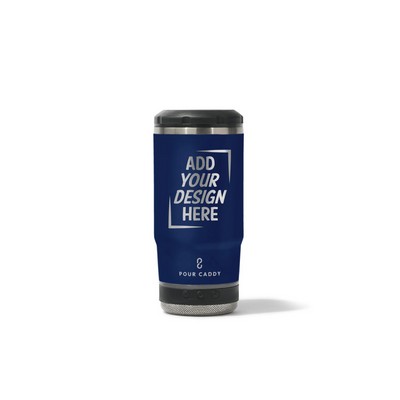 Pour Caddy Go Caddy 4-in-1 Can Cooler with Bluetooth Speaker Attachment