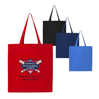 6oz. Cotton Canvas Tote bag w/All Side Gusset