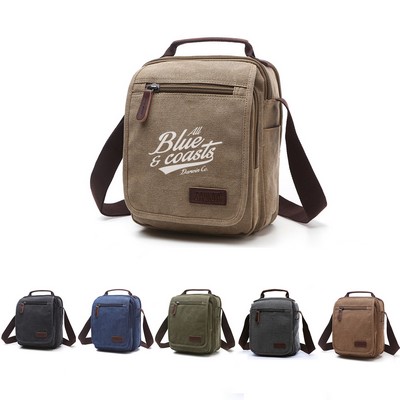 Canvas Crossbody Shoulder Bag