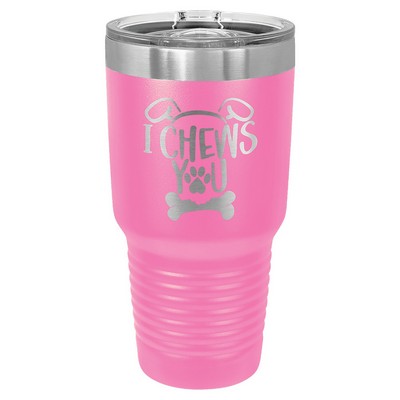 Polar Camel 30 oz. Pink Ringneck Tumbler with Slider Lid