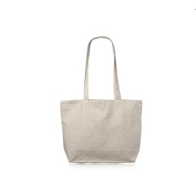 Cotton Canvas Totes with Zipper Closure