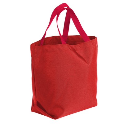 USA & Union Made 600D Poly Convention Expo Tote Bag (19"x17"x6")