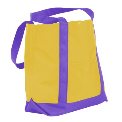 USA & Union Made Reinforced 600 Denier Polyester Boat Tote (13"x13")