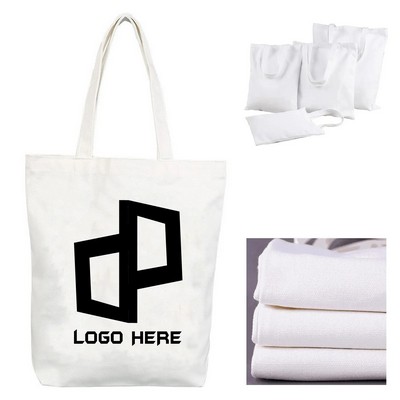 14.6 X 16.1" Cotton Canvas Tote Bag