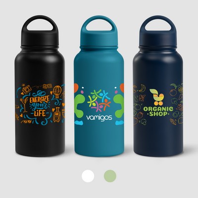 Mariner - 31 oz. Double Wall Recycled Stainless Steel Bottle - Full-Color Inkjet