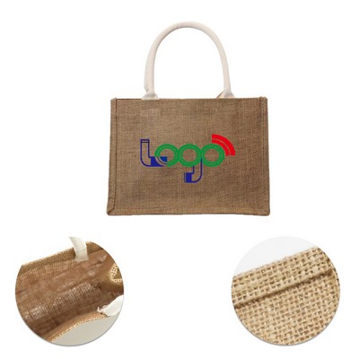 Burlap Tote Bag