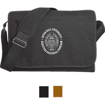 Urban Cotton Canvas Shoulder Messenger Bag