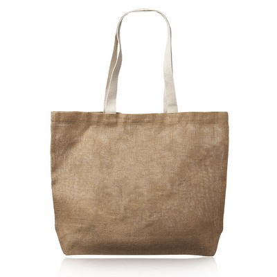 Natural Jute Fiber Carry-On Tote Bags