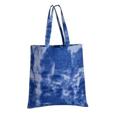 Q-Tees¨ Tie-Dyed Canvas Tote (Blank)