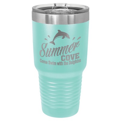 Polar Camel 30 oz. Teal Ringneck Tumbler with Slider Lid